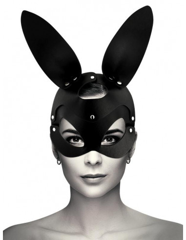 Chic Desire - Maschera da Coniglio Nero Similpelle
